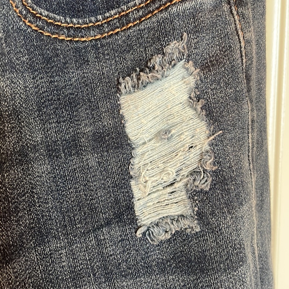 Lane Bryant Distressed High Low Ankle Skinny Jeans- NWT - Picture 5 of 11
